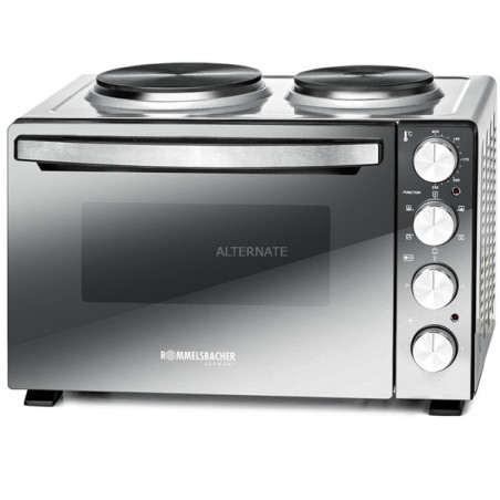 forno/piano cottura rommelsbacher km 3300 230v 3250w nero/argento