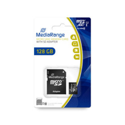 128gb scheda micro-sd mediarange [mr945]