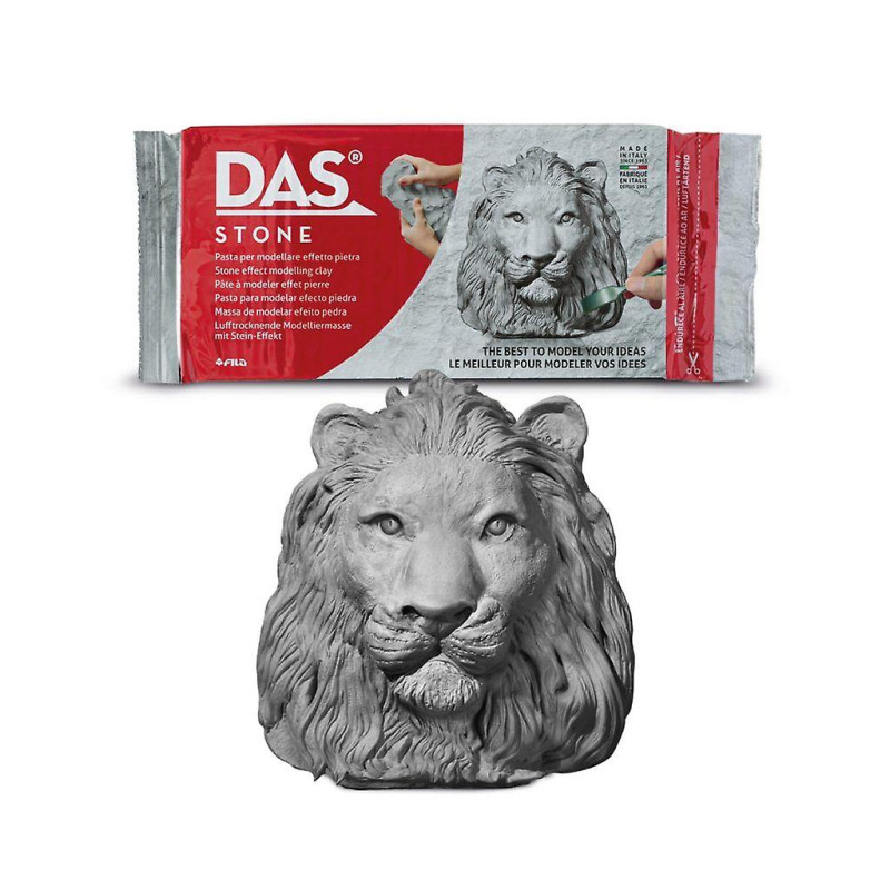 pasta da modellare - grigio - 1kg - das [348200]
