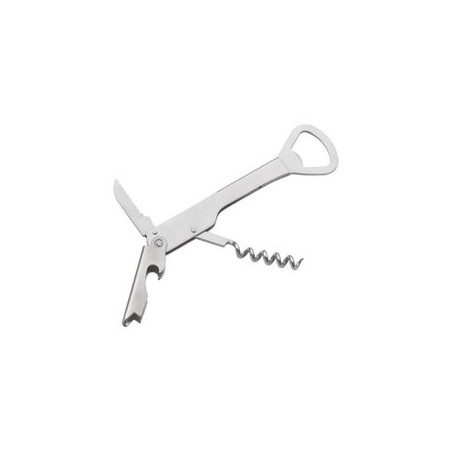 levatappi tascabile pedrini con temperino e levacapsule 14cm