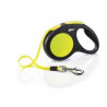 guinzaglio rettratile flexi new neon m 5m/25kg giallo