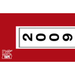 Nastro non ades in carta nero/bianco 54mm - 30.48mt lunghezza