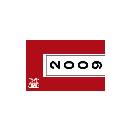 Nastro non ades in carta nero/bianco 54mm - 30.48mt lunghezza