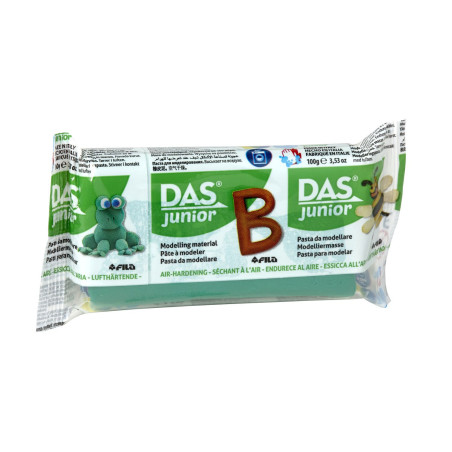 plastilina di colore das junior da 100g verde scuro [349304]