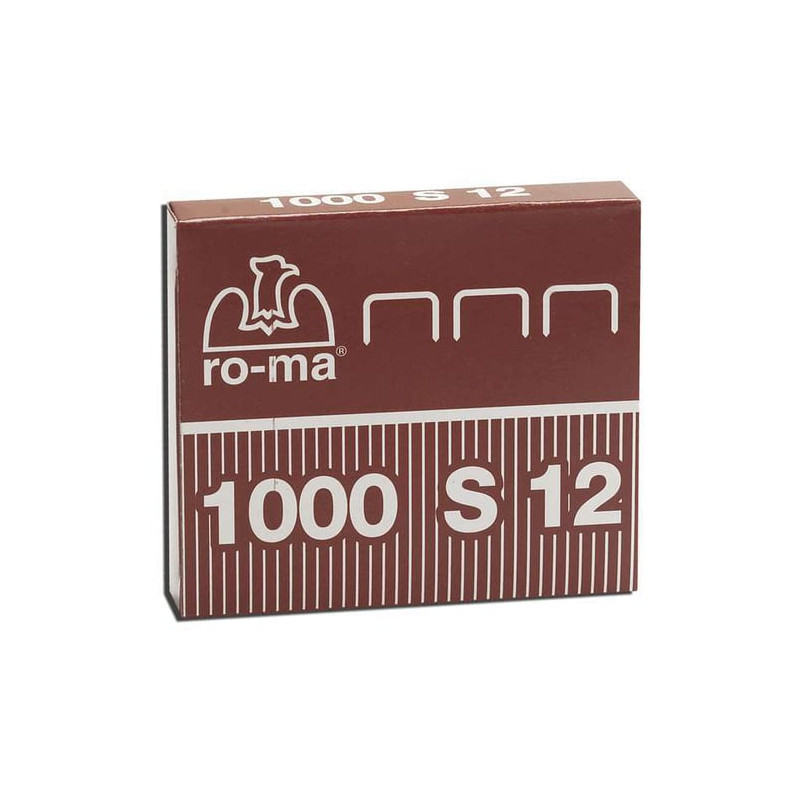 Punti cucitrice ro-ma 1000 punti s12 (23/12) in acciaio [1005416]