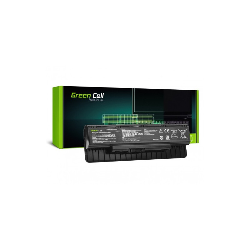 batteria notebook green cell per asus 10.8v/4400mah/nero [as129]