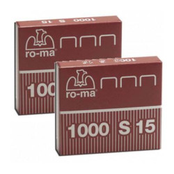 Punti cucitrice ro-ma 1000 punti s15 (23/15) in acciaio [1005417]