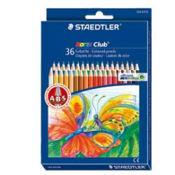 Astuccio 36 matite colorate 144 aquarell noris club staedtler [14410nd36]