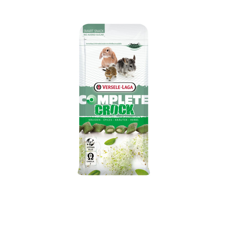 cibo per animali versele laga crock complete herbs 50g