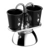 caffettiera bialetti 0007310 mini express con 2tz nero/argento
