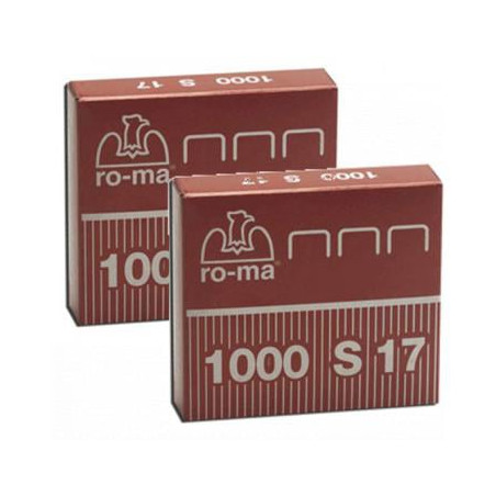 Punti cucitrice ro-ma 1000 punti s17 (23/17) in acciaio [1005418]