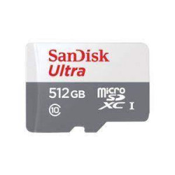 512gb scheda microsandisk ultra 100mb/s classe 10 uhs-i [sdsqunr-512g-gn3mn]