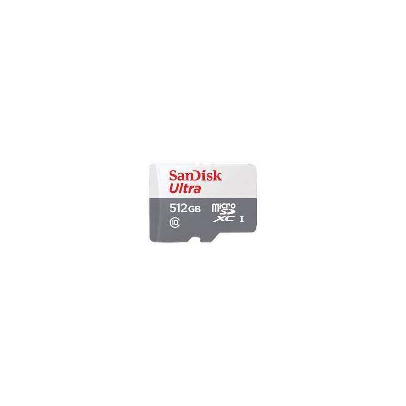 512gb scheda microsandisk ultra 100mb/s classe 10 uhs-i [sdsqunr-512g-gn3mn]