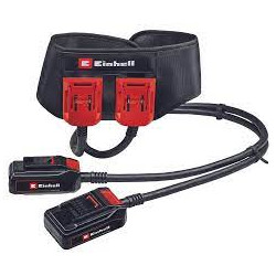 cintura porta batterie einhell ge-pb 36/18 li nero/rosso [3408310]