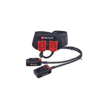 cintura porta batterie einhell ge-pb 36/18 li nero/rosso [3408310]