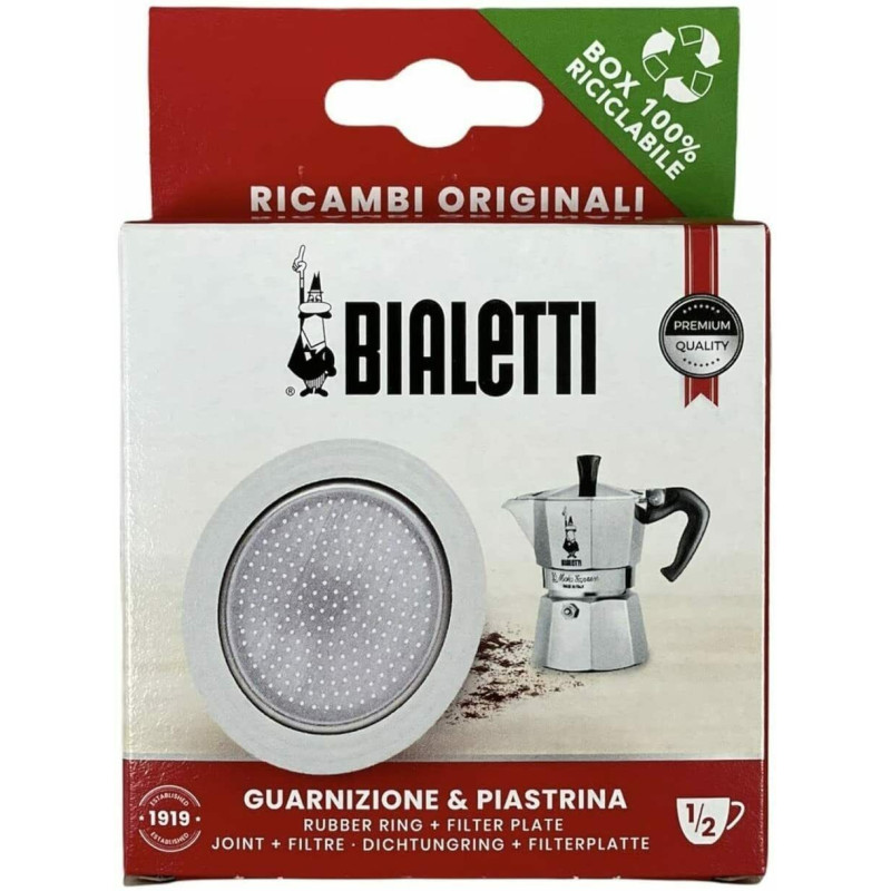 guarnizione e filtro moka bialetti
