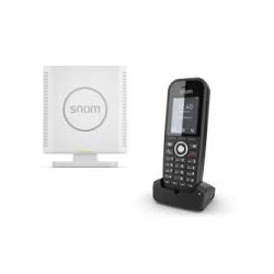 base station snom m400 a doppia cella bianco/nero [00004587]