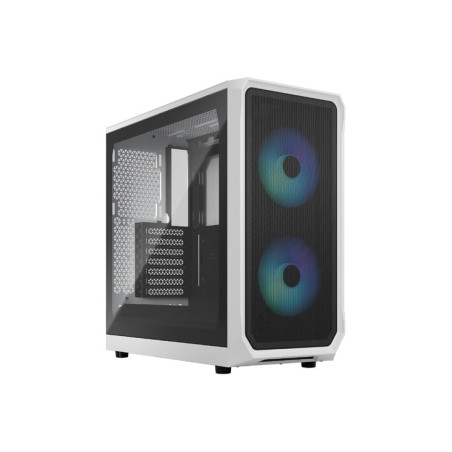 case fractal design midi tower focus 2 atx/micro atx/mini itx bianco