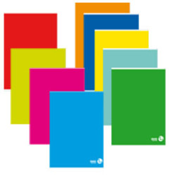 Maxiquaderno a4 80gr 80fg+1 rigo di 1a color 80 basic bm pz: 10 [0110600]