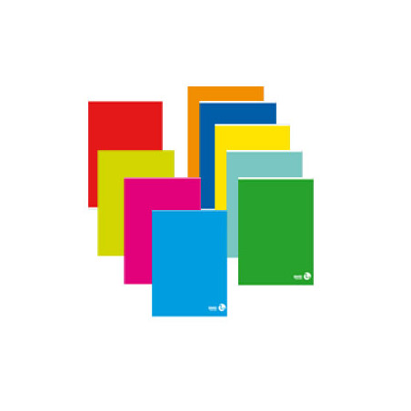Maxiquaderno a4 80gr 80fg+1 rigo di 1a color 80 basic bm pz: 10 [0110600]
