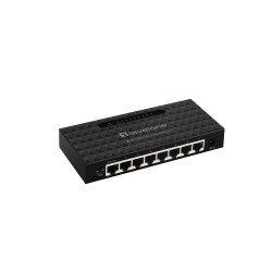 switch level one geu-0821 metall rj45x8/1gbps/nero [lev]
