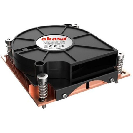 dissipatore cpu akasa ak-cc7401bt01 1u low profile sockel lga