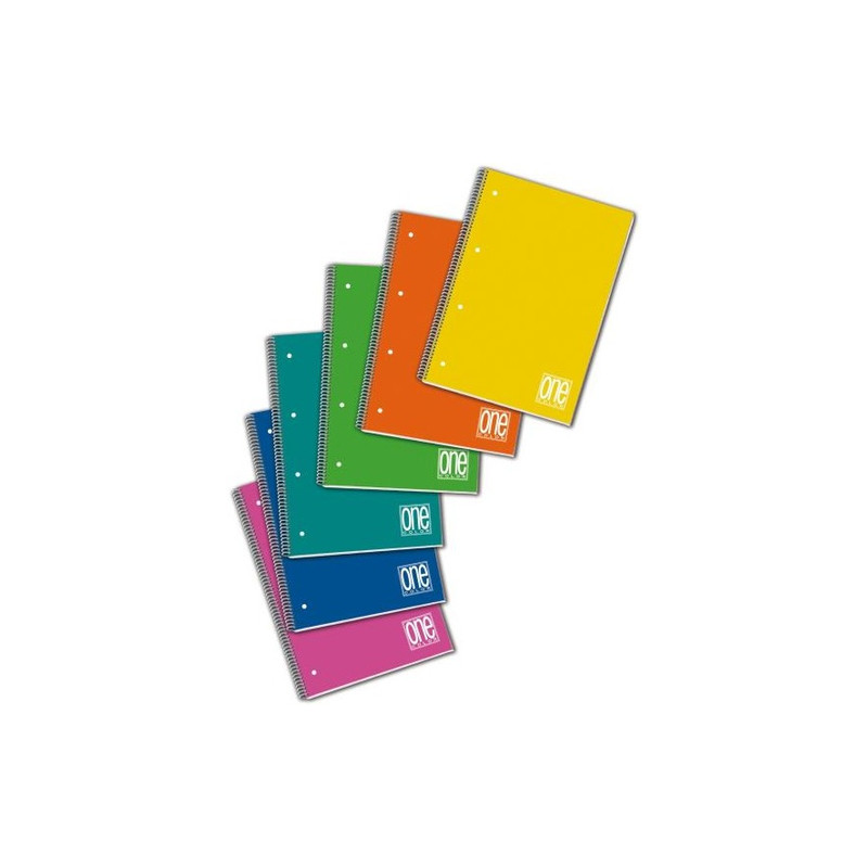 Maxiquaderno spiralato ppl 210x297mm a4 80fg+1 80gr 5mm one color