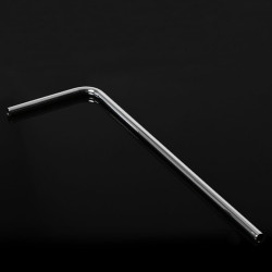 tubo rigido in rame barrow nichel 14/12mm 90 gradi - 630mm cromo