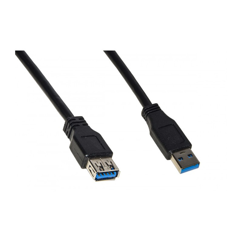 cavo prolunga link usb 3.0 a-a 3mt m/f in rame nero [lkcu3030]