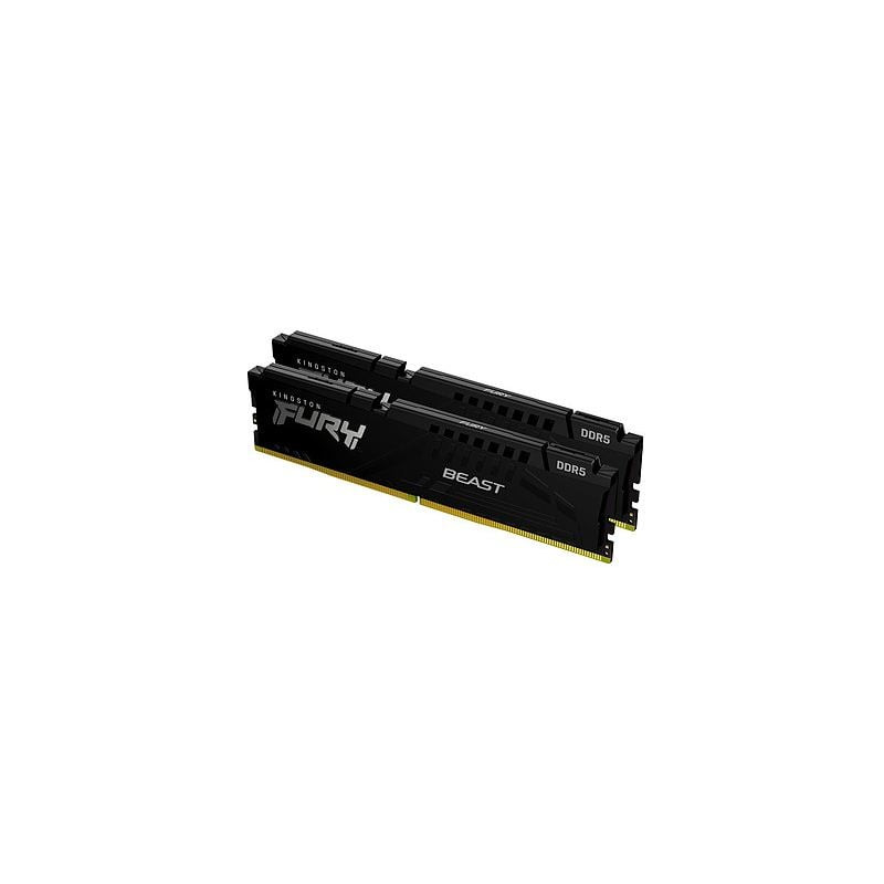 ram dimm ddr5 16gb kingston fury beast 5600mhz cl36 2pz nero [kf556c36bbek2-16]