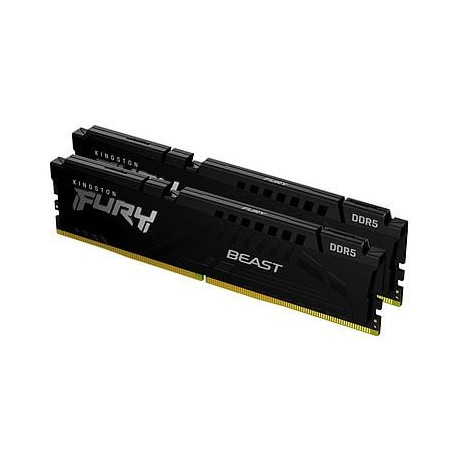 ram dimm ddr5 16gb kingston fury beast 5600mhz cl36 2pz nero [kf556c36bbek2-16]