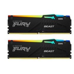 ram dimm ddr5 16gb 2x8 kingston fury 6000mt/s cl36 2pz azzurro/nero