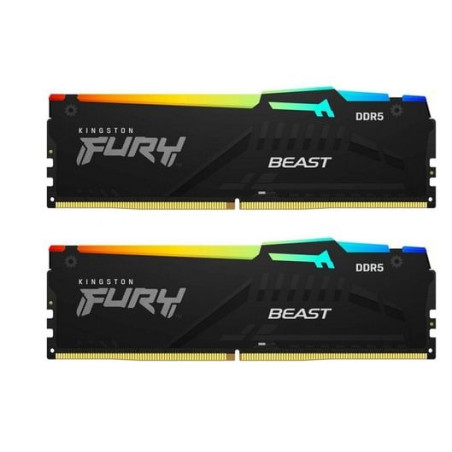 ram dimm ddr5 16gb 2x8 kingston fury 6000mt/s cl36 2pz azzurro/nero