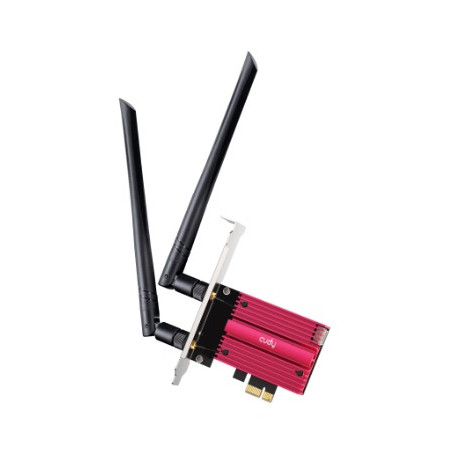 scheda di rete cudy we3000s adattatore pci express wi-fi 6 tri-band
