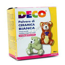 polvere di ceramica cwr 1kg bianca [05695]