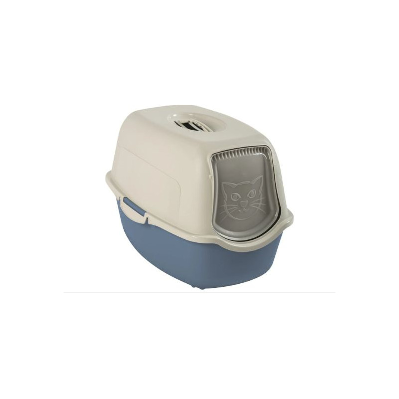 toilette per gatti rotho eco bailey 56x40x39cm blu/bianco [4004506161]