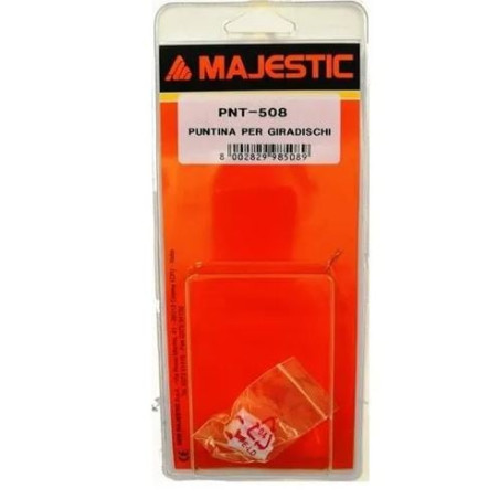 puntina per giradischi majestic pnt508 universale di ricambio rosso