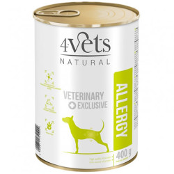 cibo umido per cani 4vets naturale allergia 400g