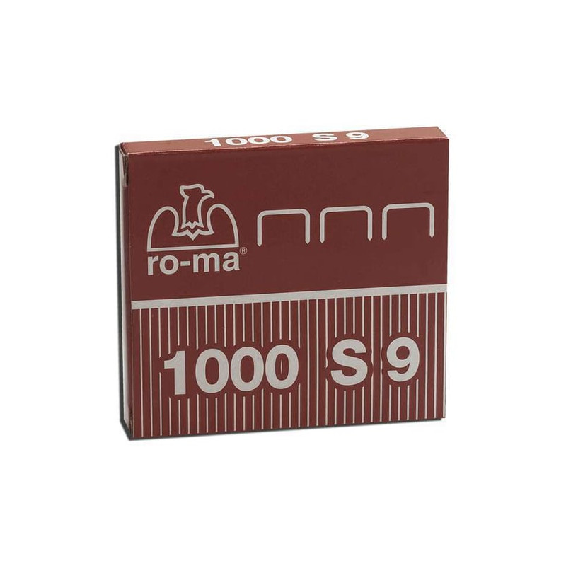 Punti cucitrice ro-ma 1000 punti s9 (23/9) in acciaio [1005415]