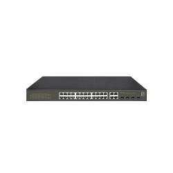 switch levelone gestito l2 smart lite 24xrj45 4xsfp combo 19"