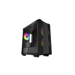 case deepcool mini tower m-atx m-itx argb nero [r-cc360-bkapm3-g-1]