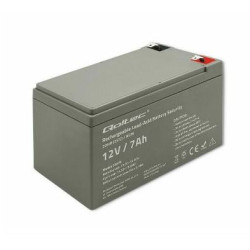 batteria qoltec agm 12v/7ah/105a grigio [53076]
