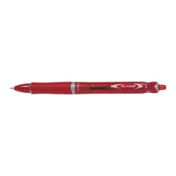 Penna sfera scatto acroball plastic 0.7mm rosso begreen pilot [040312]