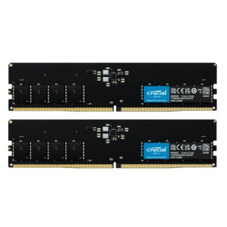 ram dimm ddr5 64gb crucial 5600mhz cl46 1.1v k2 nero [ct2k32g56c46u5]