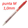 Penna sfera scatto bp-s matic rosso media 1.0mm pilot [001622]
