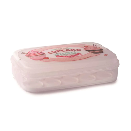 porta dolci snips cupcake 7l 43x27.5x11cm bianco vintage