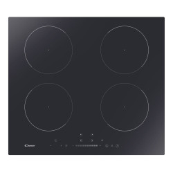 piano cottura candy idea cis642sctt/1 59cm con 4 fornello(i) nero