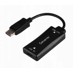 cavo adattatore gembird hdmi m/f 0.15m nero [a-hdmif30-dpm-01]