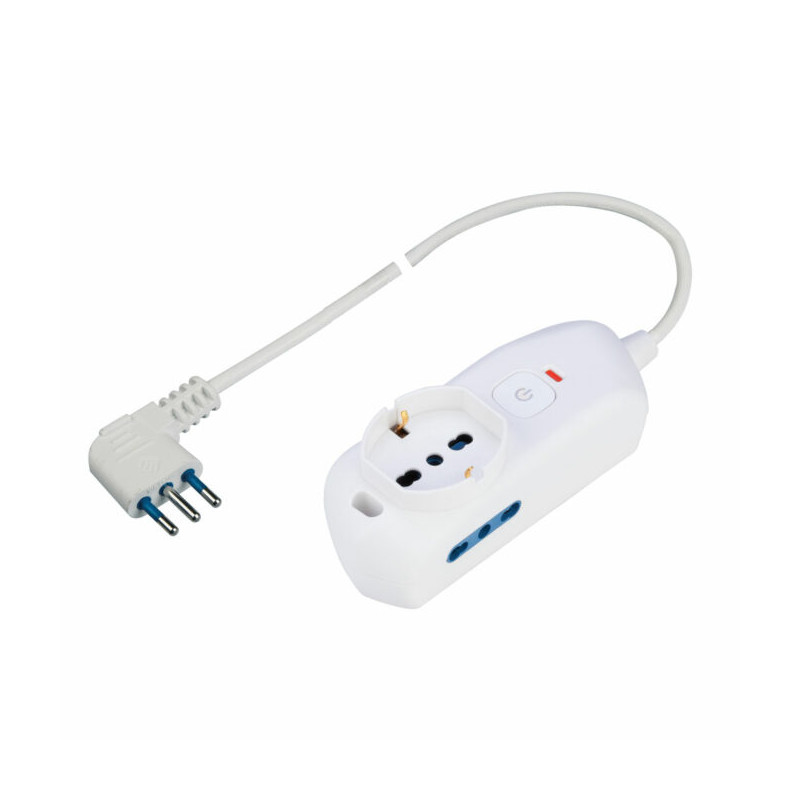 presa multipla polypool pp2511xl 1.5m bianco [pp2511xl]