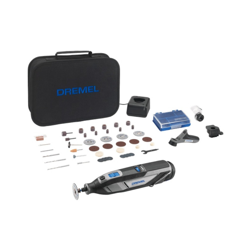 utensile multifunzione dremel 8240-3/45 kit a batteria 12v 2ah